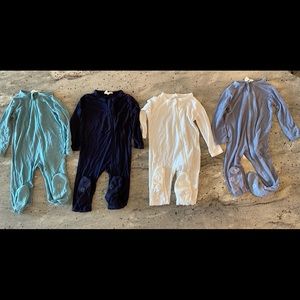 Kyte baby 6-12m zippered pajamas (bundle of 4)